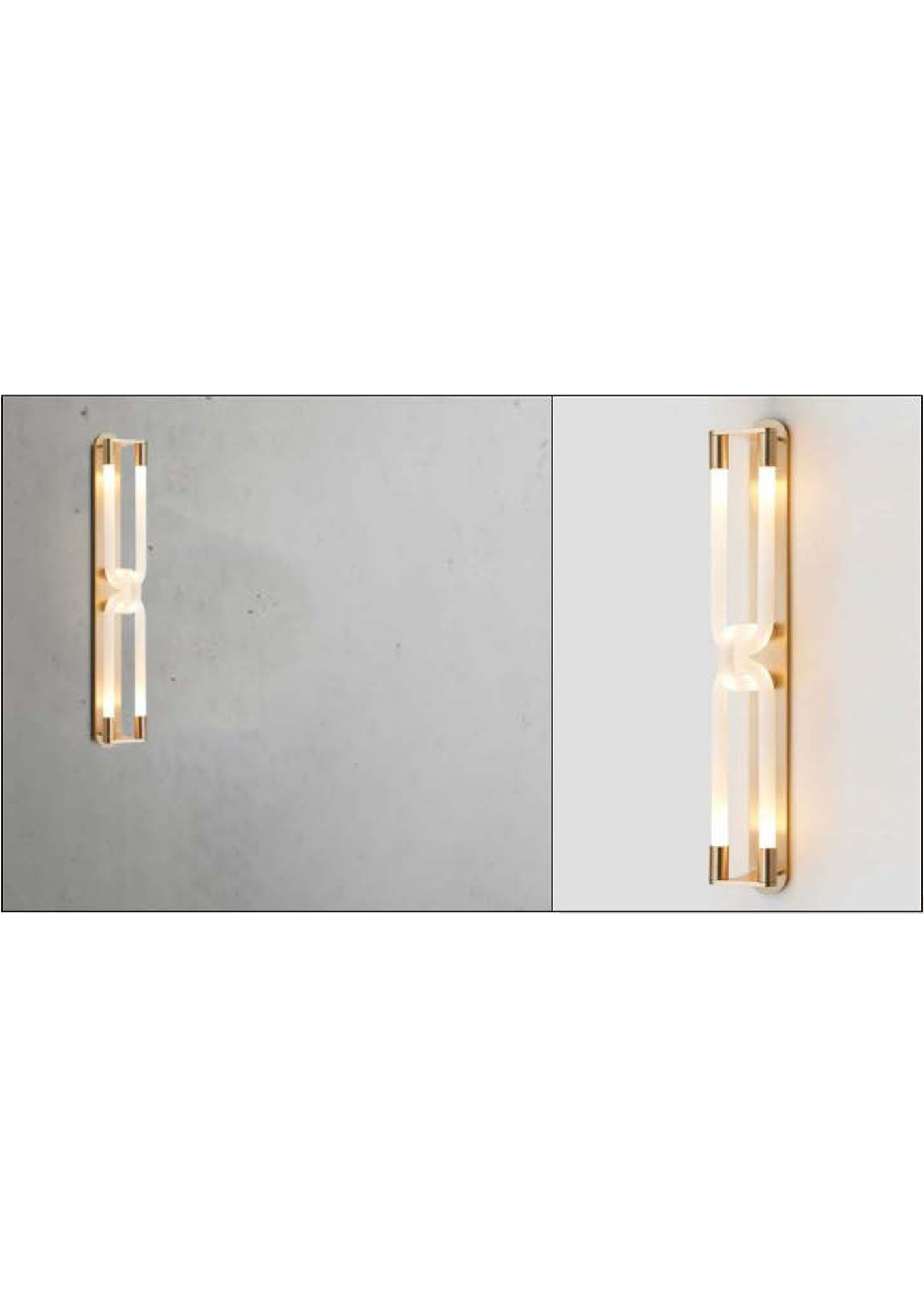 Beyond Lights - Brass Wall Sconce- GL